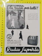 IT-00193- PUBBLICITÀ 1941- "RADIO SUPERLA" RADIORICEVITORE 531 A 5 VALVOLE - - Altri & Non Classificati