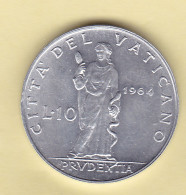 10 LIRE 1964  VATICANO PAOLO VI - Vatican