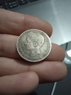 Moneda 1 Peseta Alfonso XIII De 1899, 1900 Y 1903 - A Identifier