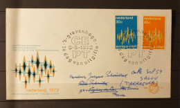 01 - 24 // Holland - Thématique Europa 1972 - Lettre FDC à Destination De La France - - Cartas & Documentos