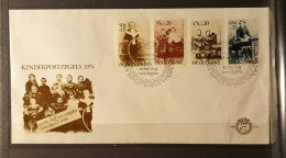 01 - 24 // Holland - Thématique Enfants - Photographie  - Lettre FDC Kinderpostzegel 1974 - Brieven En Documenten