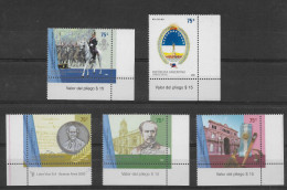 ARGENTINA 2003 CONMEMORATIONS HISTORICAL EVENTS AND FIGURES COAT HORSES MNH - Ungebraucht