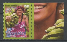 POLYNESIE 2021 N° 1261 ** Neuf MNH Superbe Journée Internationale Du Droit Des Femmes Flore Fruits Bananes - Unused Stamps