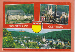 CLERVAUX - LUXEMBOURG - MULTIVUES + BLASON - SOUVENIR DE - NEUVE TRACES DE COLLANT - Clervaux