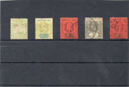 FIDJI   5 Timbres   Divers    Oblitérés - Fidji (1970-...)