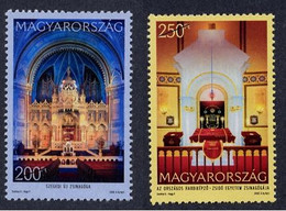 Hungary 2008 Hongrie Synagogues Juive Jude Architecture 2v  Mnh - Mosquées & Synagogues