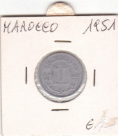 MAROCCO 1 FRANC  ANNO 1951 COME DA FOTO - Maroc