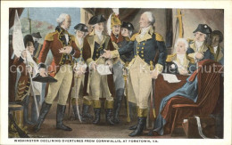 11806963 Yorktown_Virginia Washington Declining Overtures From Cornwallis - Autres & Non Classés