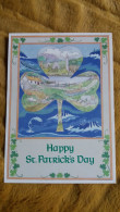 CPM HAPPY ST PATRICK S DAY TREFLE GREETINGS BEANNACHTAI NA FEILE PADRAG EIRE IRELAND - Saint-Patrick