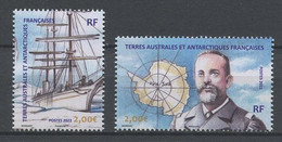 TAAF 2022 N° 1022/1023 ** Neufs MNH Superbes Bateau Voilier Sailboat Albert De Monaco Oiseaux Manchots Birds Carte - Nuevos