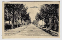 CPA HARLUE : Route De Namur - Circulée Vers Waremme - Edit. Henri Kaquet, Montegnée - 2 Scans - Eghezée