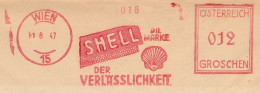 Meter Cover  Austria 1947 - SHELL - Oil - Petróleo