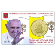 2019 VATICAN -  50 Cents Vatican 2019 - Armoiries Du Pape François - Vatikan