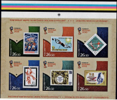 RUSSIA 2018 FOOTBALL MINI SHEET IMPERF MNH VF!! - Variétés & Curiosités