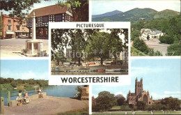 11777438 Evesham Wychavon Picturesque Worcestershire Memorial Cathedral River Ca - Sonstige & Ohne Zuordnung