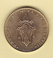 20 LIRE 1973   FDC VATICANO PAOLO VI - Vatican