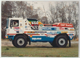 Persfoto: DAF Trucks Eindhoven (NL) Paris - Dakar 1988 - Vrachtwagens