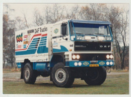 Persfoto: DAF Trucks Eindhoven (NL) Paris - Dakar 1988 - Vrachtwagens