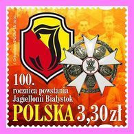 POLAND 2020  Football Soccer Club Jagielonia Białystok MNH** - Neufs