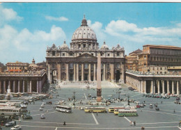 U4905 Roma - Piazza E Basilica Di San Pietro - Auto Cars Voitures Bus Autobus / Viaggiata 1988 - San Pietro