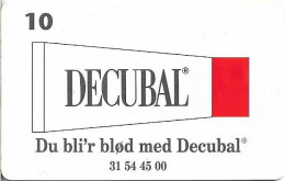 Denmark - Tele Danmark (chip) - Decubal - TDP187 - 12.1998, 1.800ex, 10kr, Used - Denemarken