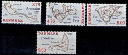 DENMARK 1995 DANISH ICELAND MI No 1096-9 MNH VF!! - Unused Stamps