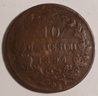 10 Centesimi - 1894 - Italien - 1878-1900 : Umberto I.