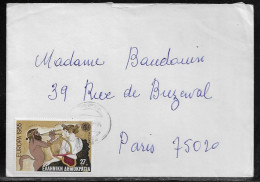 Greece. Stamp Sc. 1518 On Letter, Sent On 8.07.1985 To  Paris - Briefe U. Dokumente