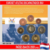 D0173# Países Bajos 2001. Set Oficial Euros (BU) - Niederlande
