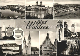 41764423 Bad Waldsee Stadtsee Pfarrkirche St Peter Wurzacher Tor Seefest Rathaus - Bad Waldsee
