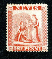 823 BCXX 1876 Nevis Scott #14A MNG (offers Welcome) - San Cristóbal Y Nieves - Anguilla (...-1980)