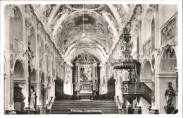 41764235 Freising Oberbayern Dom Inneres Kanzel Hochaltar Fresken Heiligenfigure - Freising