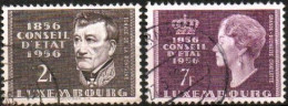 LUXEMBURG,LUXEMBOURG 1956 MI  559 - 560, 100 JAHRE STAATSRAT, GESTEMPELT, OBLITERE - Used Stamps