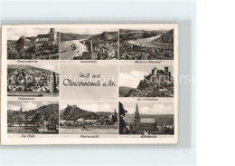 41763423 Oberwesel Rhein Martinskirche Rheintal Schoenburg Stiftskirche  Oberwes - Oberwesel