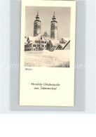 41760881 Bad Waldsee Kirchenpartie Im Winter Neujahrskarte Bad Waldsee - Bad Waldsee