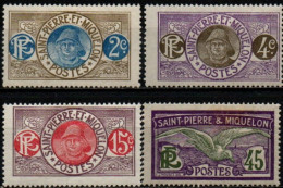 SAINT-PIERRE ET MIQUELON 1909-17 * - Unused Stamps