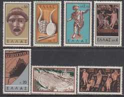 Grece 1959 - Old Greek Theatre, Mi-Nr. 706/12, MNH** - Unused Stamps