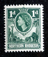 853 BCXX 1953 Northern Rhodesia Scott #62 MLH* (offers Welcome) - Rhodésie Du Nord (...-1963)