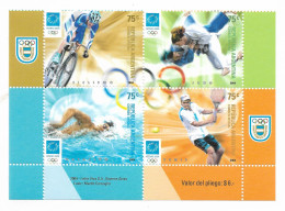 ARGENTINA 2004 OLYMPIC GAMES ATHENS 2004 BLOCK OF FOUR VALUES - Nuevos