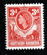 856 BCXX 1953 Northern Rhodesia Scott #65 MLH* (offers Welcome) - Rodesia Del Norte (...-1963)
