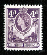 857 BCXX 1953 Northern Rhodesia Scott #66 MLH* (offers Welcome) - Noord-Rhodesië (...-1963)