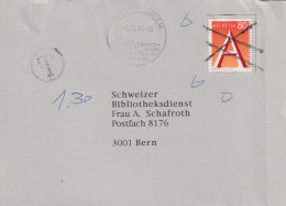 Taxierter Brief  Unterkulm - Bern  (nicht Akzeptierte Frankatur)       1993 - Brieven En Documenten