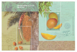 ARGENTINA 2004 SINGAPUR PHILATELIC CHAMPEONSHIP FRUITS TREE SOUVENIR SHEET MNH - Ungebraucht