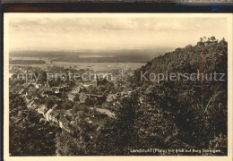 41754058 Landstuhl Blick Auf Burg Sickingen Bahnpost Landstuhl - Landstuhl