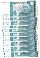 Tajikistan 10x 5 Somoni 1999 (2013) UNC - Tayikistán