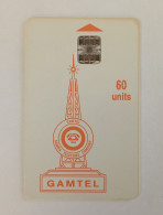 TELECARTE PHONECARD - GAMBIE - 60 Unités - Logo GAMTEL Orange - EC - Gambia