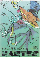 QUENTIN Etienne - Salon Cartophile De NANTES - Renard  Vin Muscadet - CPM 10,5x15 TBE 1986 Carte Pirate Neuve - Quentin