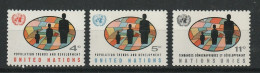 Verenigde Naties New York Y/T 145 / 147 ** MNH - Ongebruikt