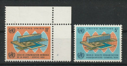 Verenigde Naties New York Y/T 151 / 152 ** MNH - Neufs