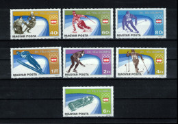 Hungary 1975 Olympic Games Innsbruck Perforated Set Postfrisch / MNH - Hiver 1976: Innsbruck